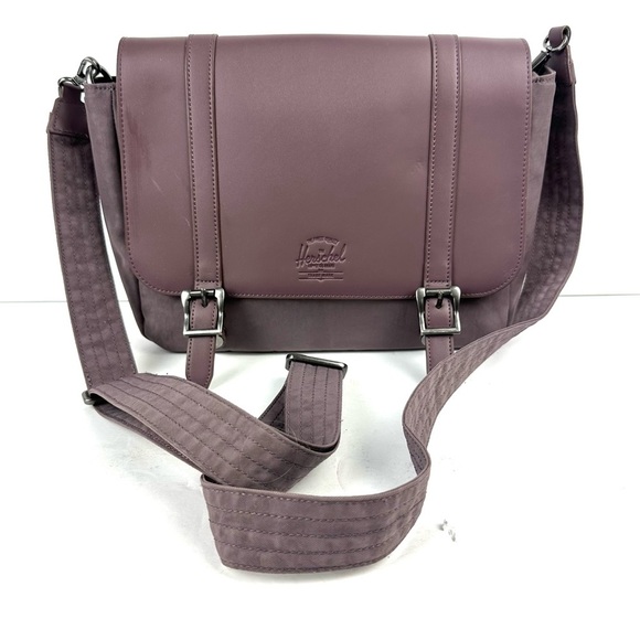 Herschel Supply Co Orion Retreat Crossbody Bag Nylon Lavender Handbag - Picture 1 of 16